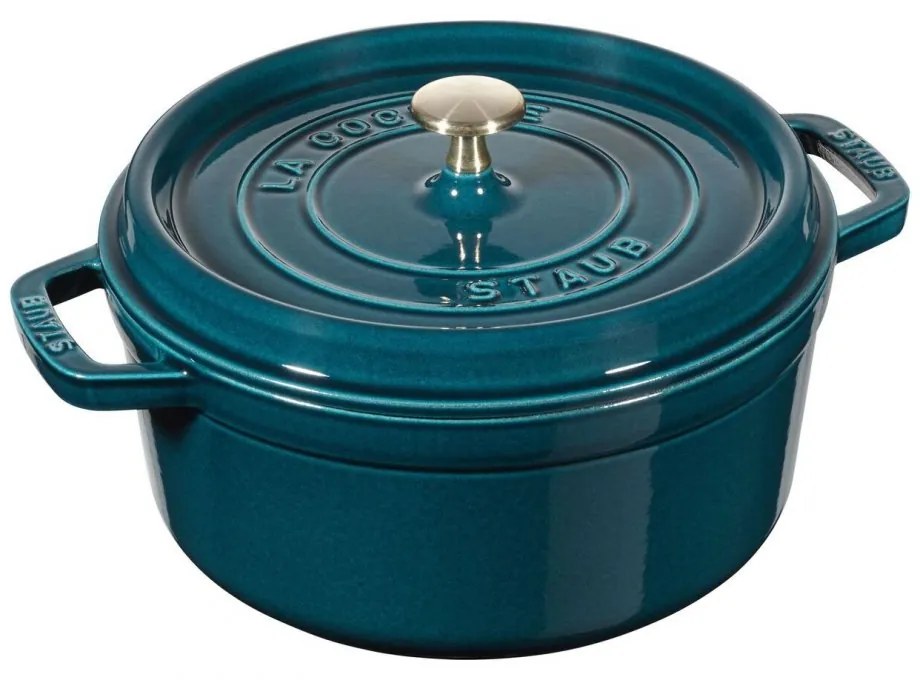 Staub Cocotte okrúhly hrniec 22 cm/2,6 l, morská modrá, 1102237