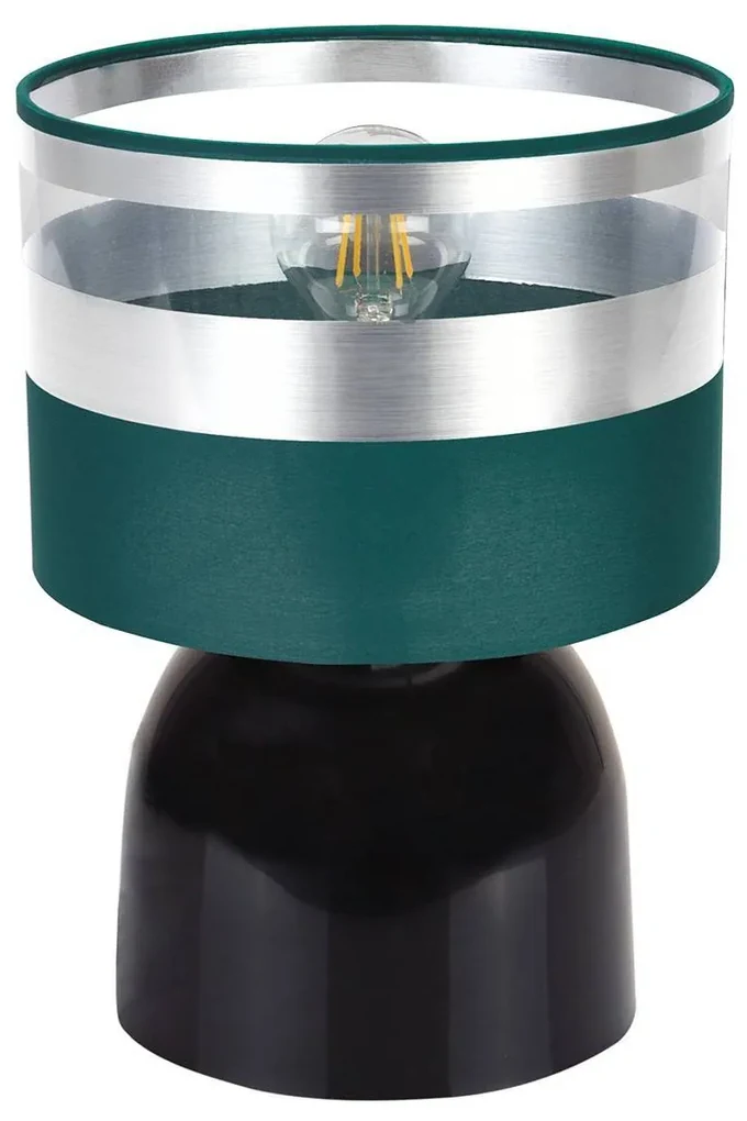 Stolná lampa Intense Chrome, 1x textilné tienidlo (výber zo 6 farieb), (výber z 3 farieb konštrukcie)