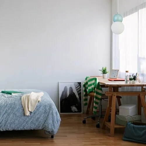 Rabalux 72279 závesné svietidlo z kovu a skla Gellia, modrá