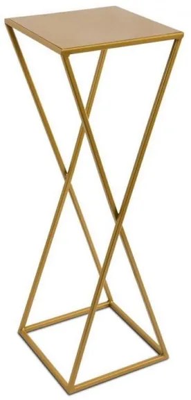 Stojan na kvetiny 70x24 zlatá