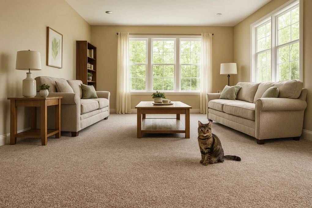 Condor Carpets, Metrážny koberec Prestige 94, na mieru, šíře 4m, hnedá, ab (mriežka), detská izba