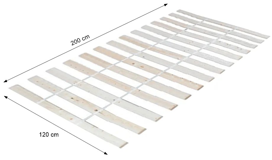 Rolovaný latkový rošt PLAZA Tempo Kondela 80x200 cm