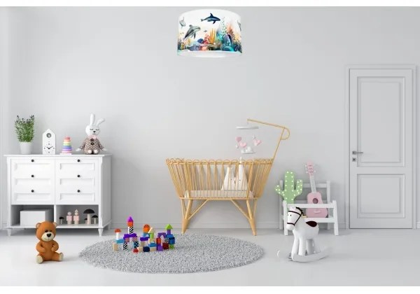 Detské stropné svietidlo OCEAN 1xE27/60W/230V