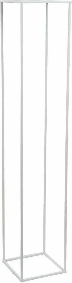 STOJAN NA KVETINÁČ SIMPLE 130X24X24 CM BIELA