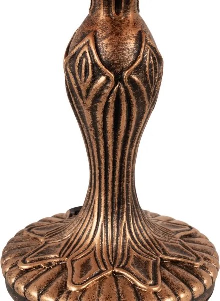 Brilagi - Tiffany vitrážová stolná lampa SIENNA 1xE27/60W/230V