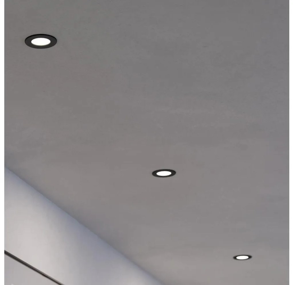 Eglo 99146 - SADA 3x LED zapustené stropné svietidlo FUEVA 5 1xLED/2,7W/230V