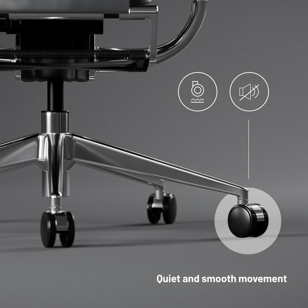 Kancelárska ergonomická stolička Diablo V-Master, čierno-šedá