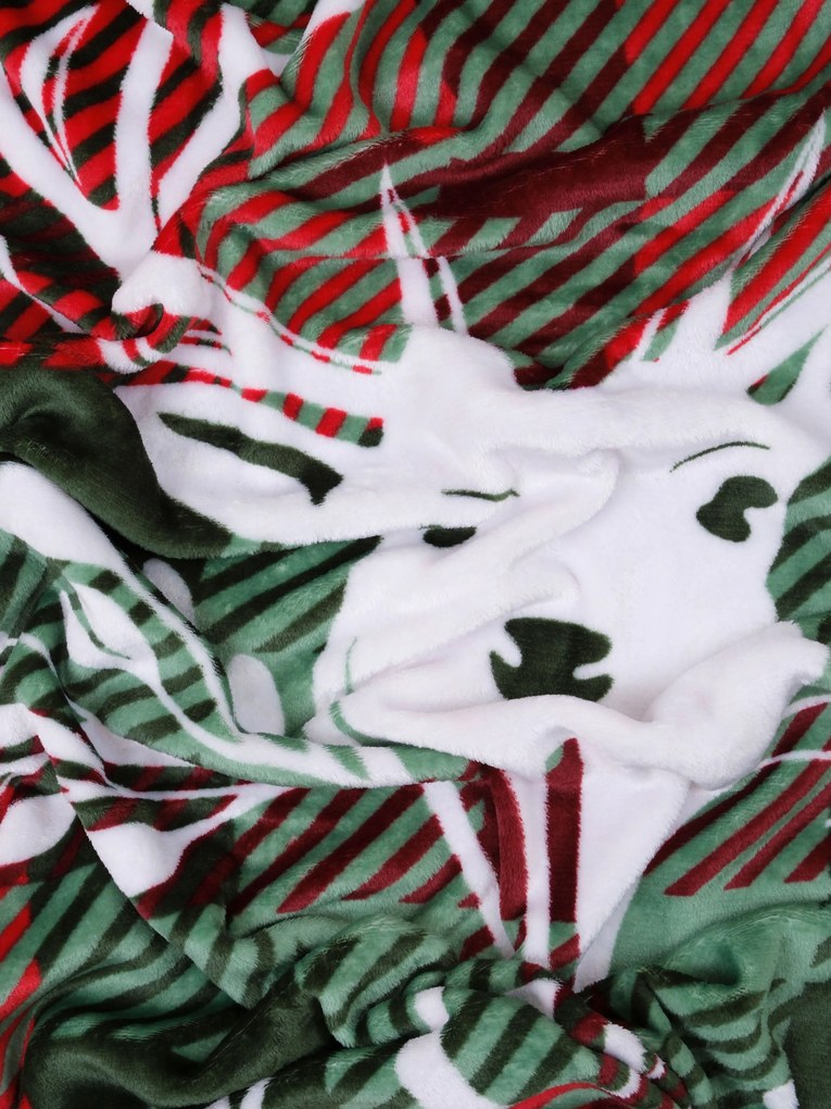 Deka mikroplyš 150 × 200 cm – Merry Christmas