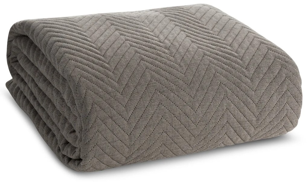 PREHOZ NA POSTEĽ LEN3 200X220 CM SIVÝ