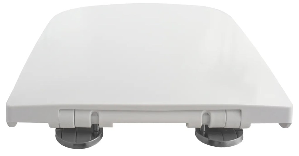 Gamma Viana, toaletná WC doska s pomalým zatváraním, duroplast, EasyClean, biela lesklá, GMA-D6