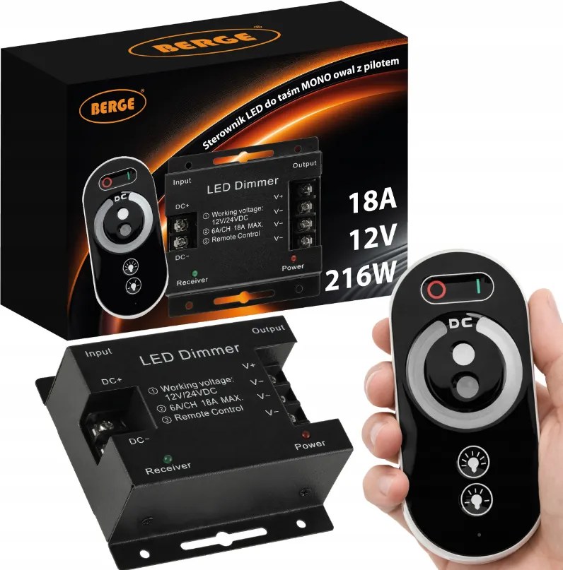 Sada LED neónových COB pásikov 12V 5m 4000K 60W - zdroj + diaľkový ovládač