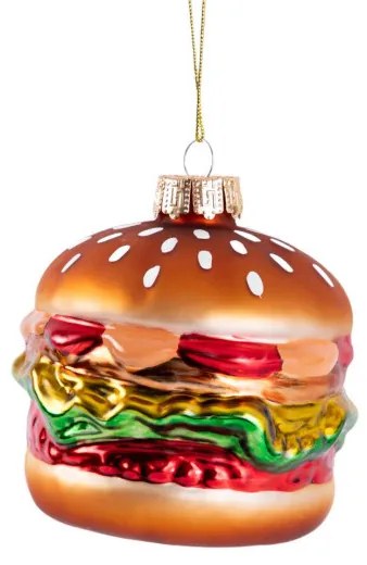 Vianočná ozdoba GLASSO burger 715082