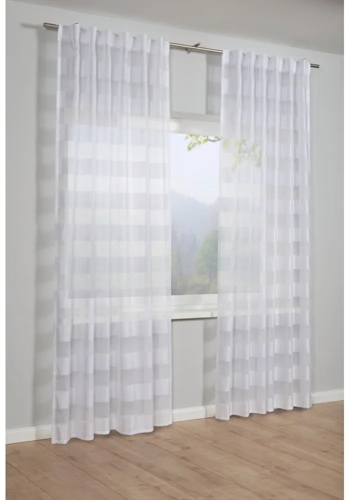 Biela záclona 245x140 cm - Gardinia
