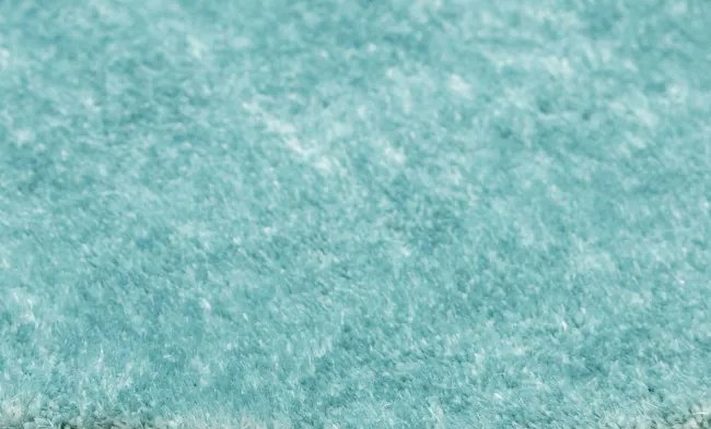 Kúpeľňový koberček Malmo tyrkysový, kruh