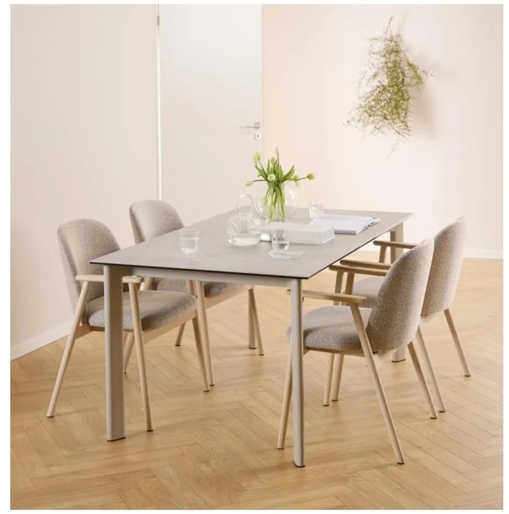 Béžová jedálenská stolička Leo – Actona