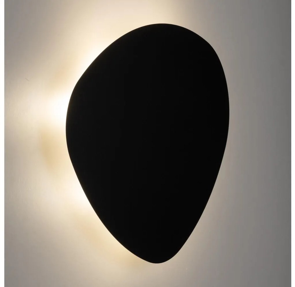 Nástenné svietidlo STONE 2xG9/8W/230V 30x39 cm čierna