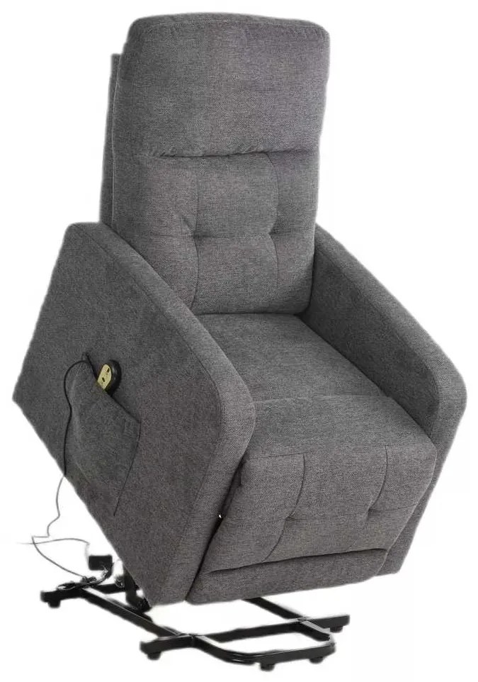 Polohovacie kreslo Lennox II, sivá