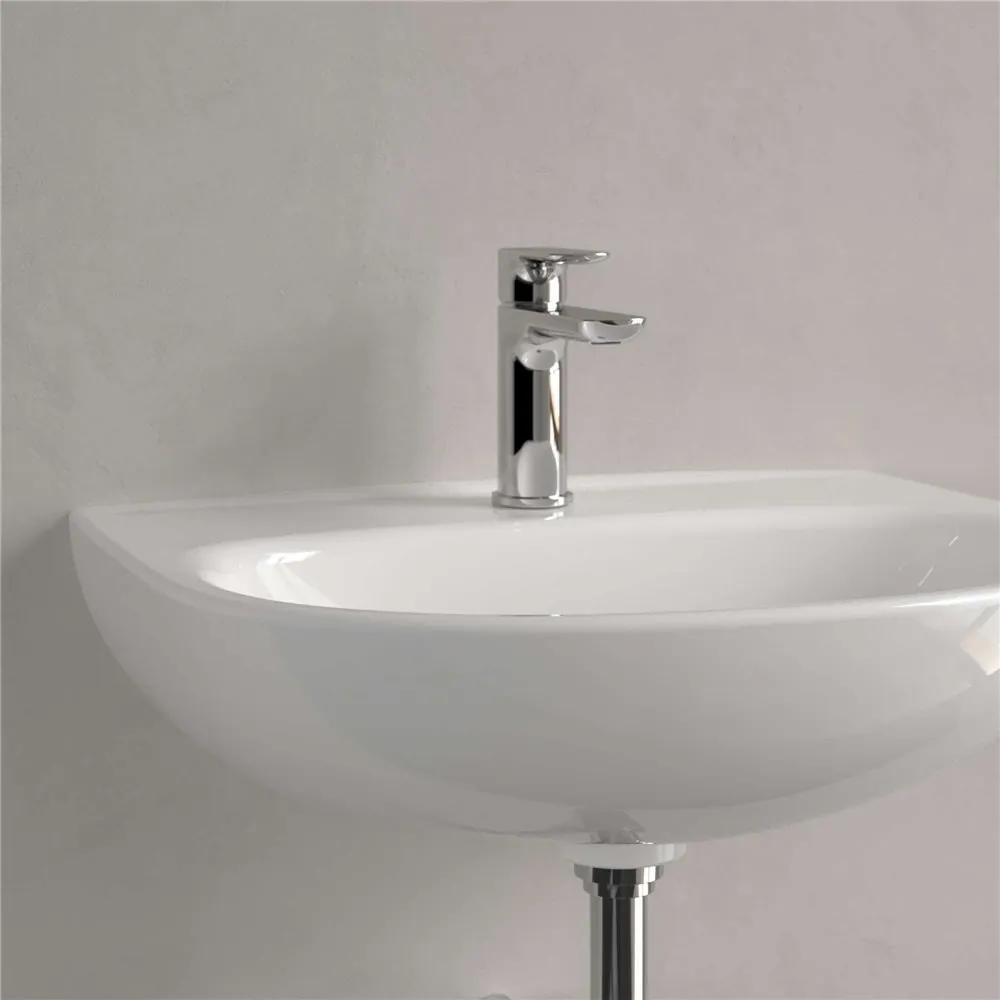 VILLEROY &amp; BOCH O.novo závesné umývadlo s otvorom, bez prepadu, 550 x 440 mm, biela alpská, 4A405601