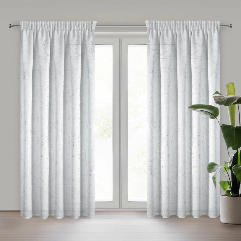 ZÁVES NA PÁSKE MARLENE 140X270 CM VZOROVANÁ