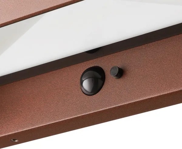 Nordlux - LED solárne svietidlo so senzorom MARCELLIO LED/5W/5V IP54 hnedá