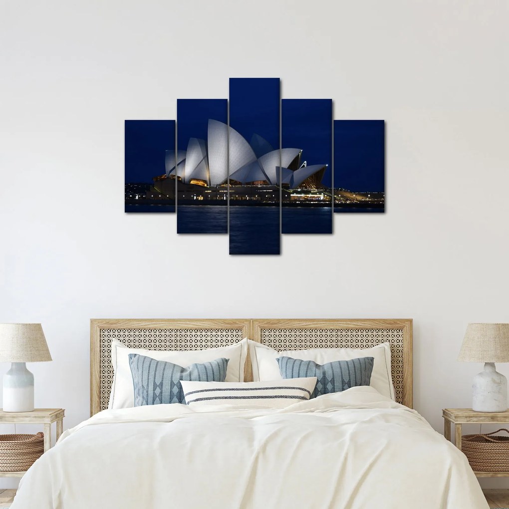 Obraz nočného Sydney (150x105 cm)