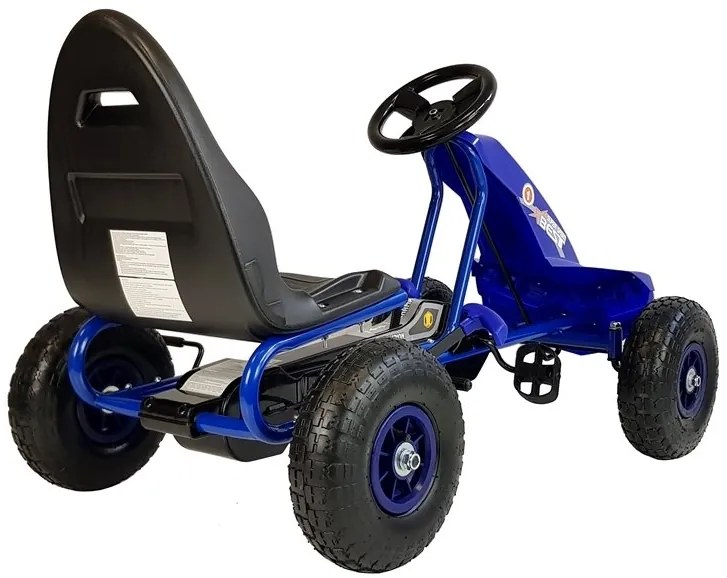 LEAN TOYS Šľapacia kára A-18 modrá - 2023