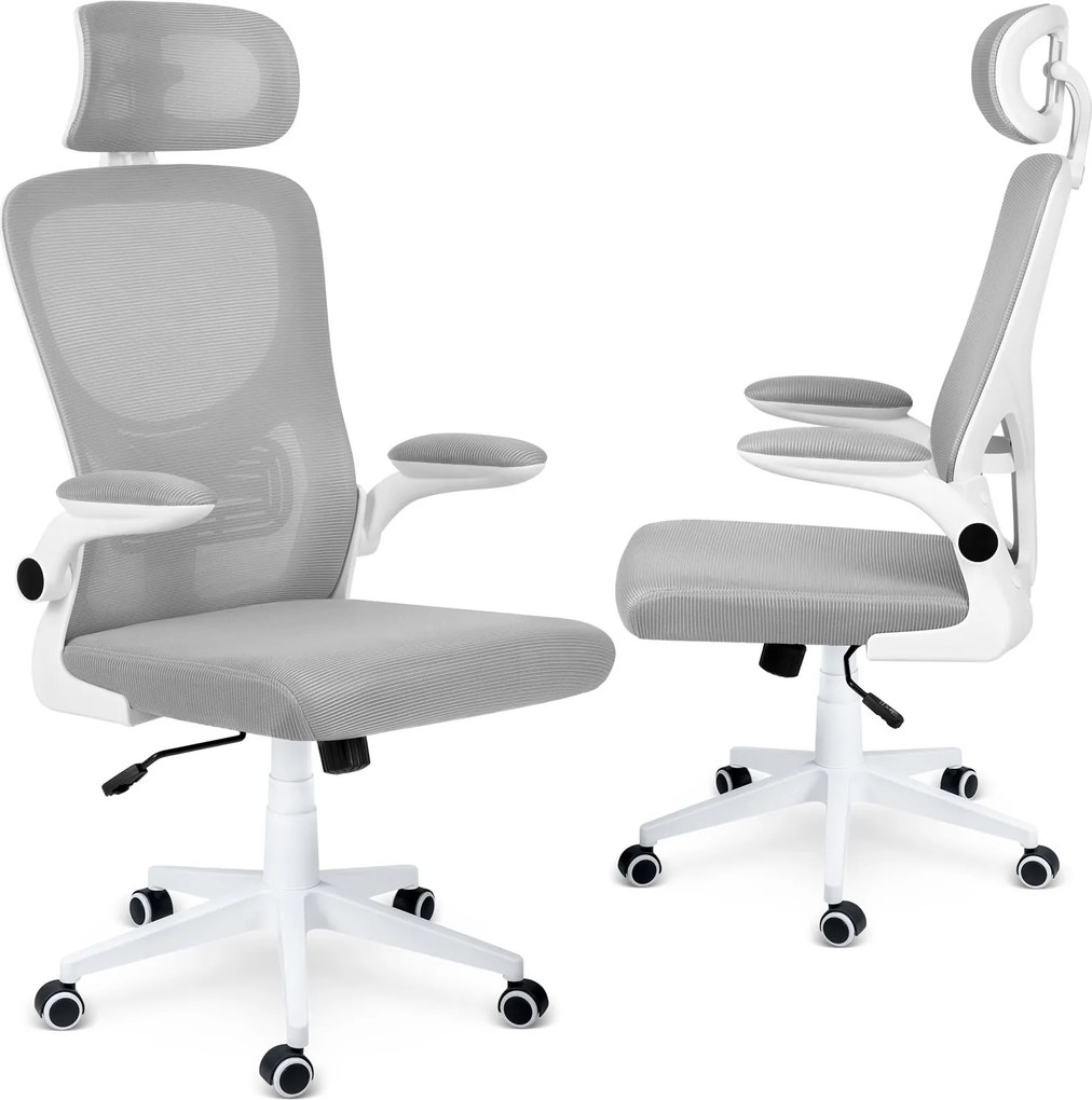 Kancelárska stolička mikrosieťová Sofotel Brass - sivá