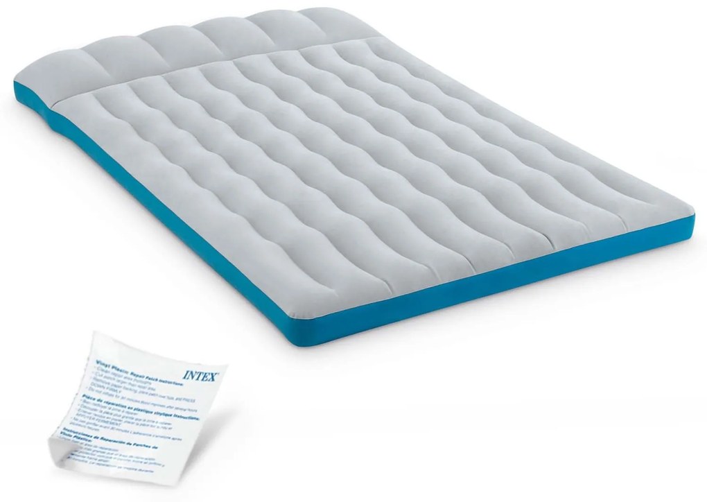 INTEX Nafukovací matrac 193x127x17 cm s opierkou hlavy INTEX 67999