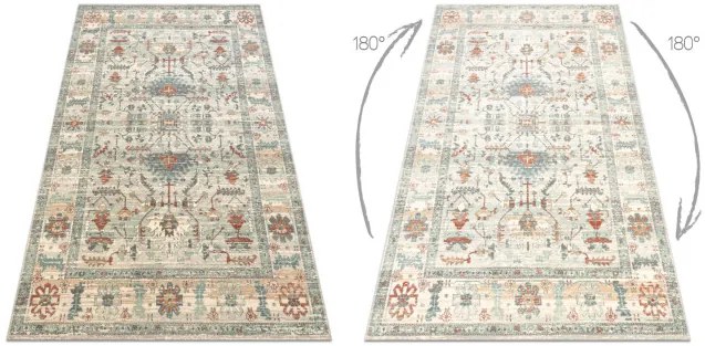 Koberec SOHO 477.09.LA100 OSTA naturálny béžový / zelený