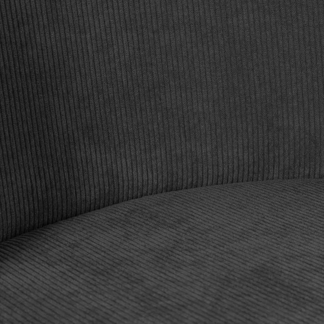 Jedálenská stolička KROSBY antracitová