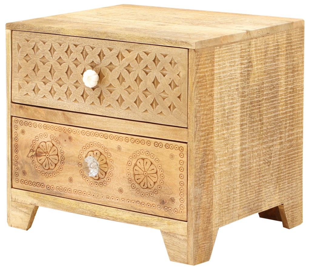 furniture-nabytek.cz - Drevený nočný stolík z manga 45x50x40