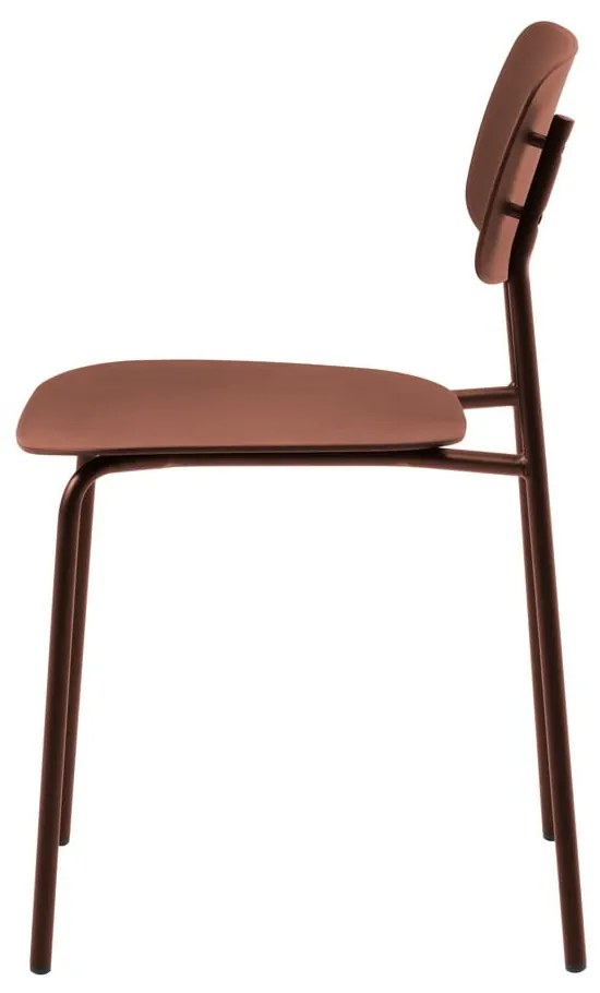 Jedálenské stoličky v súprave v terakotovej farbe 2 ks Kirkland – Unique Furniture