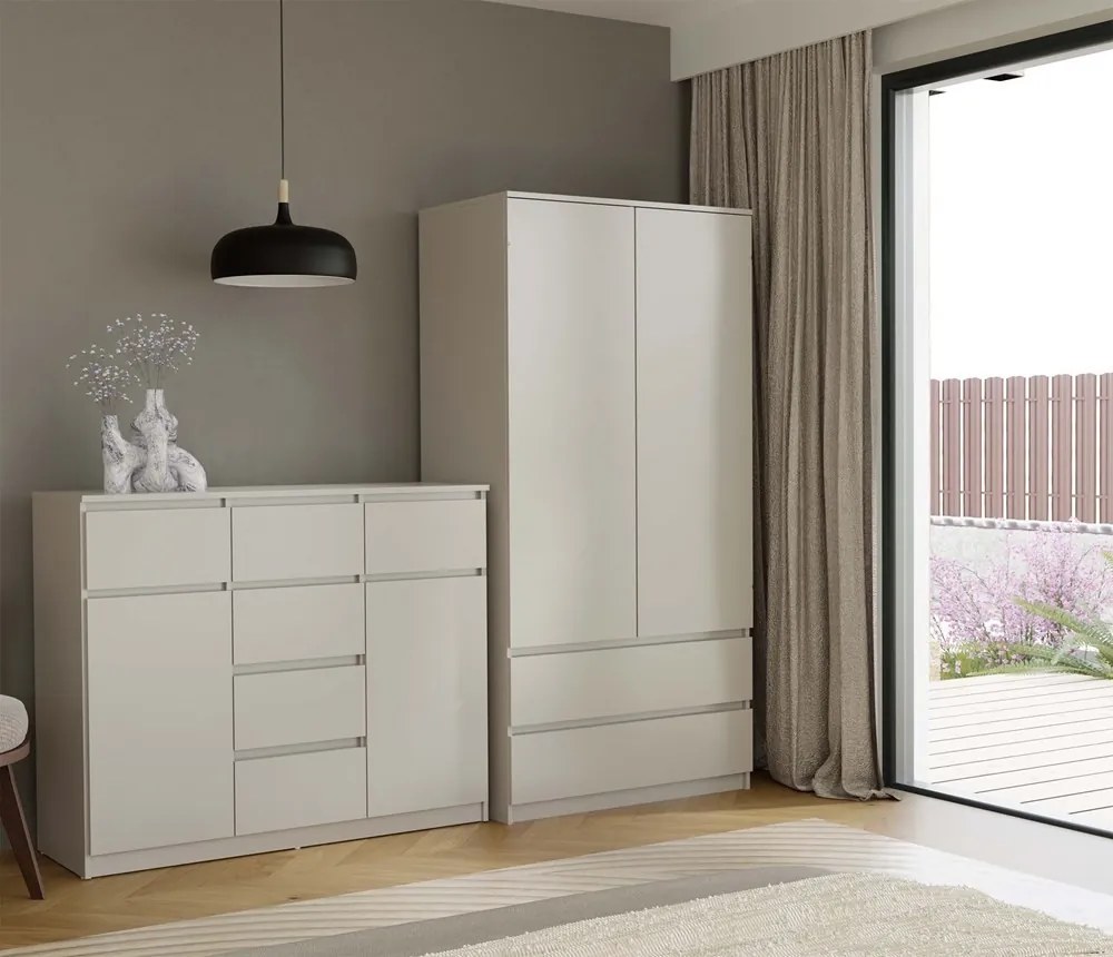 Komoda MALWA 2D6S 120 cm kašmírová