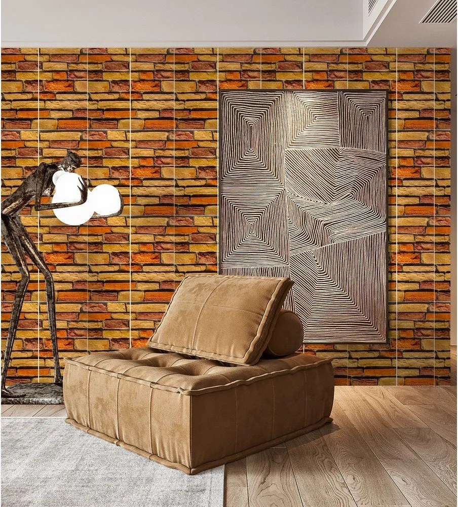Samolepiace panely v súprave na stenu 6 ks 30x60 cm Brick Wall – SP TREND