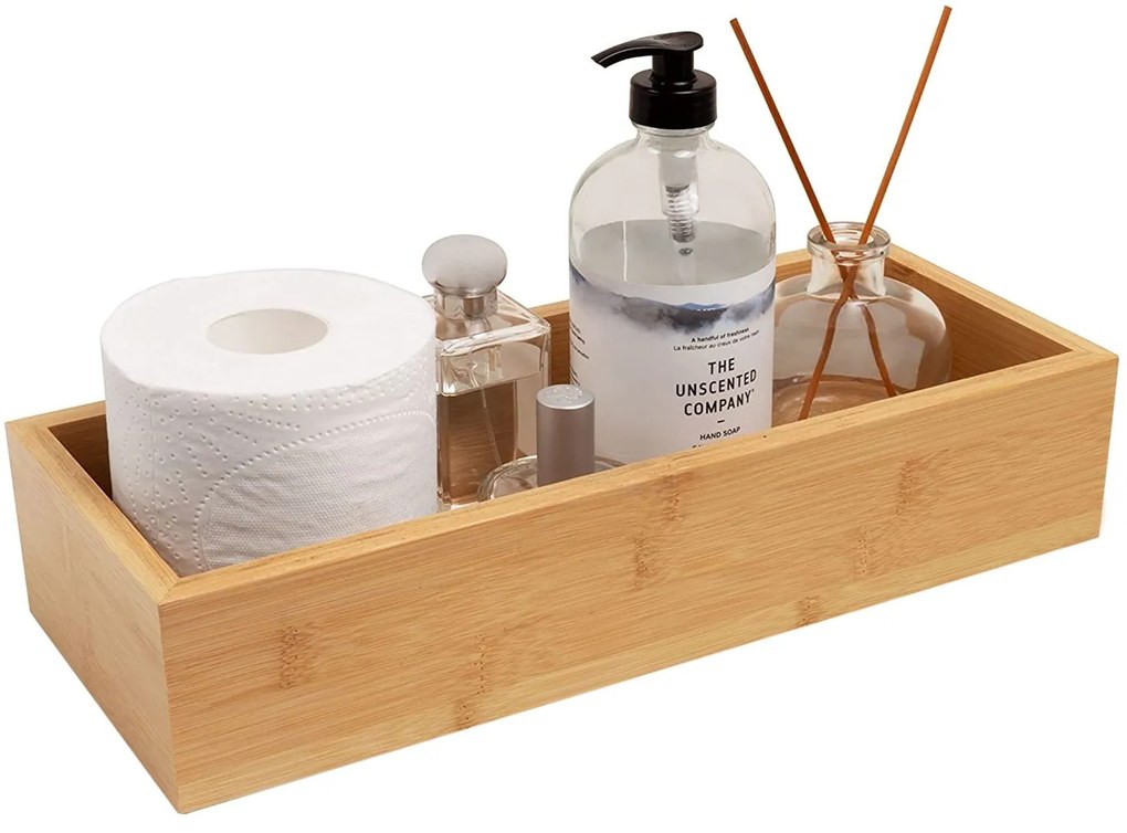 Tutumi Tutumi, bambusová kúpeľňová prenosná polička 322737, hnedá, HOM-07012