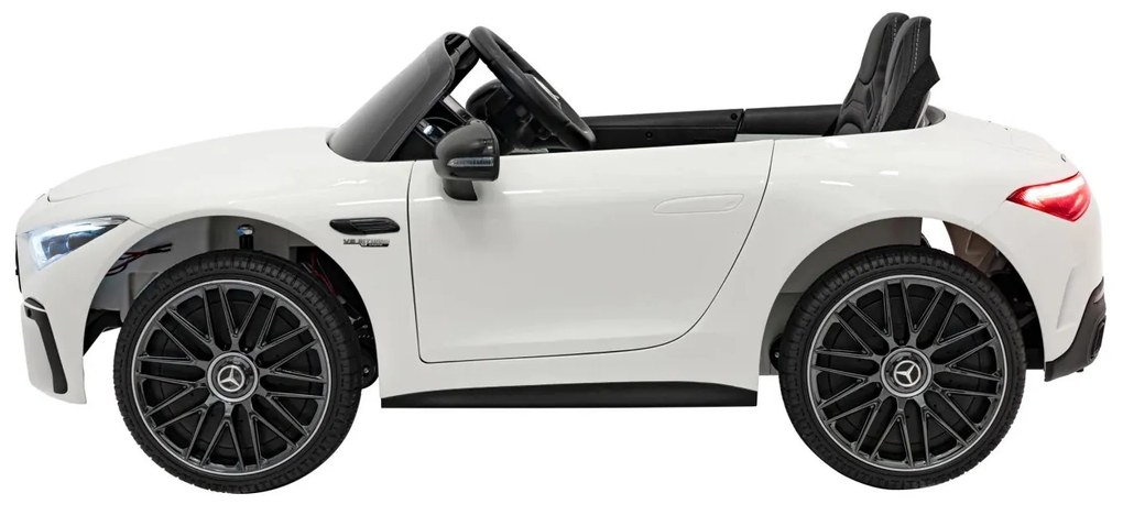 Elektrické autíčko Mercedes Benz AMG SL63 - biele