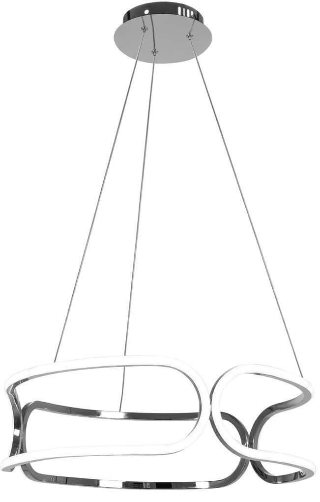 Toolight - LED stropné svietidlo APP792-CP, chrómová, OSW-05500