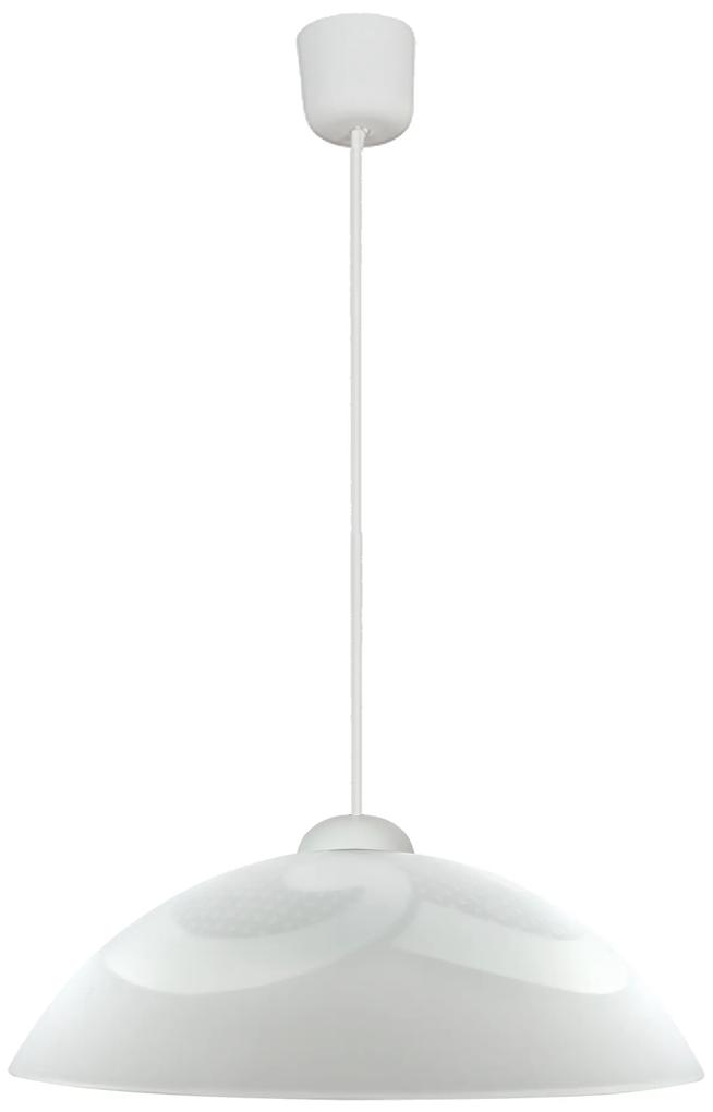 CLX Závesné moderné osvetlenie ORISTANO, 1xE27, 60W, biele