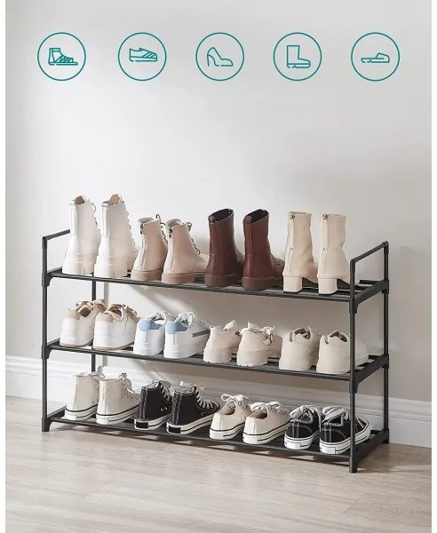 Botník ALVORO čierny