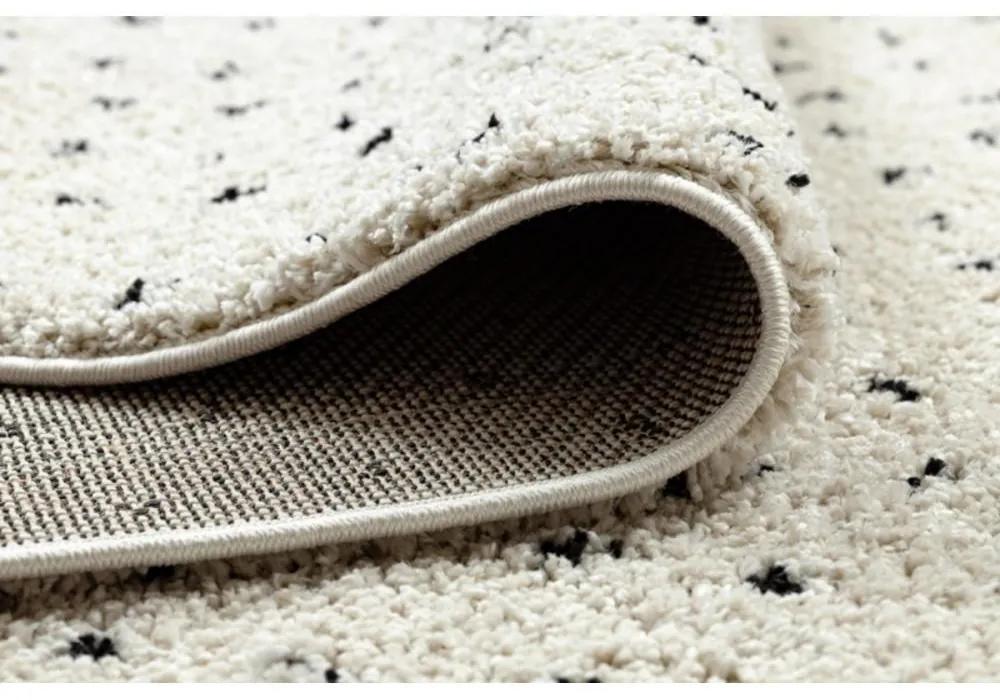 Kusový koberec Shaggy Syla krémový 240x330cm