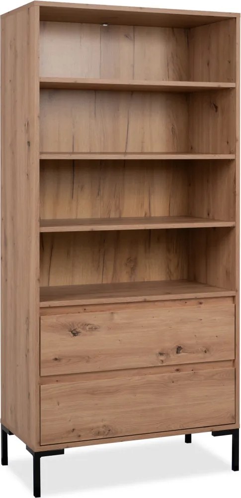 Široký regál so zásuvkami Korsika, dub artisan