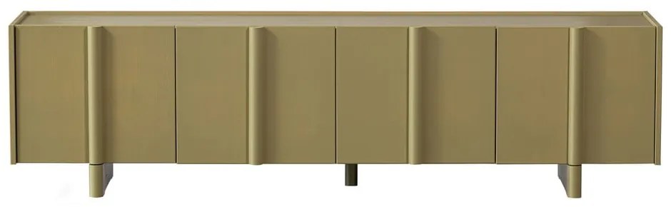 Khaki TV stolík z borovicového dreva 200x53x46 cm Basu – WOOOD