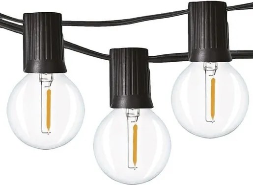 LED Svetelný reťaz Solight čierna WO7942