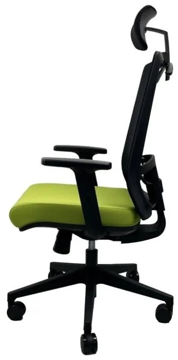 Kancelárska ergonomická stolička DVIS — látka, sieť, viac farieb Zelená