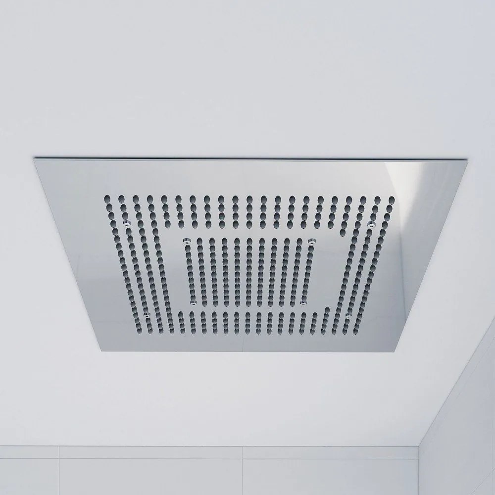 STEINBERG 390 horná sprcha Sensual Rain, 600 x 600 mm, 2jet, leštená nerezová oceľ, 3906612
