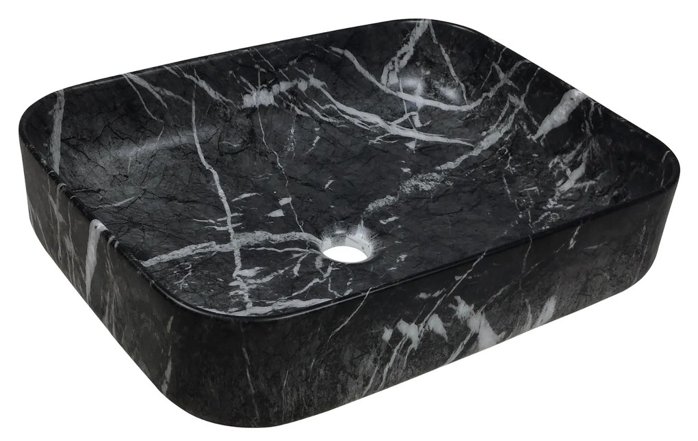 Invena Florina, umývadlo na dosku 510x400x130 mm, imitácia kameňa, INV-CE-40-723-C