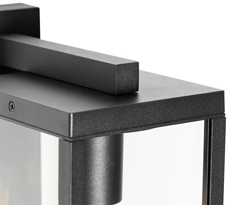 Priemyselná vonkajšia nástenná lampa čierna IP44 - Charlois