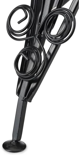 Stojan na kvety 47x43 cm čierna