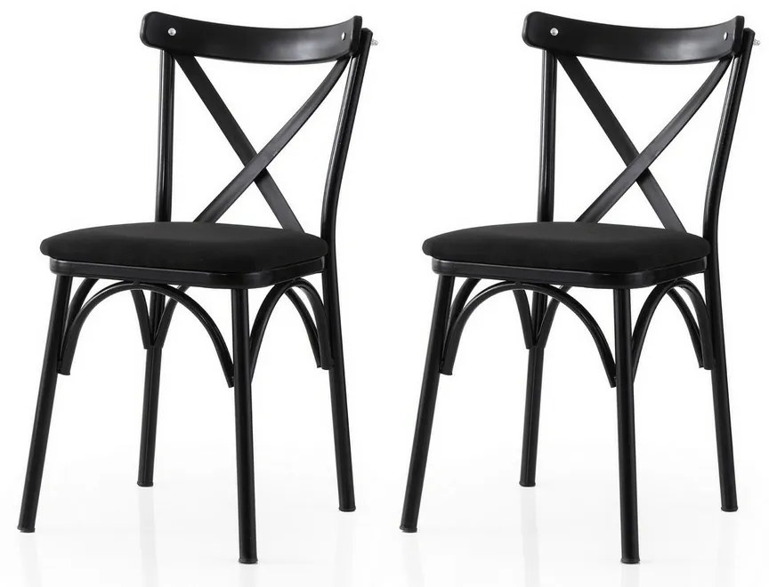 Sada jedálenských stoličiek Ekol Black and Black,2 ks