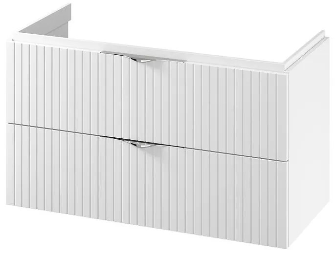 Cersanit S1015-014 - Závesná kúpeľňová skrinka pod umývadlo TIRSO 100x45 cm biela